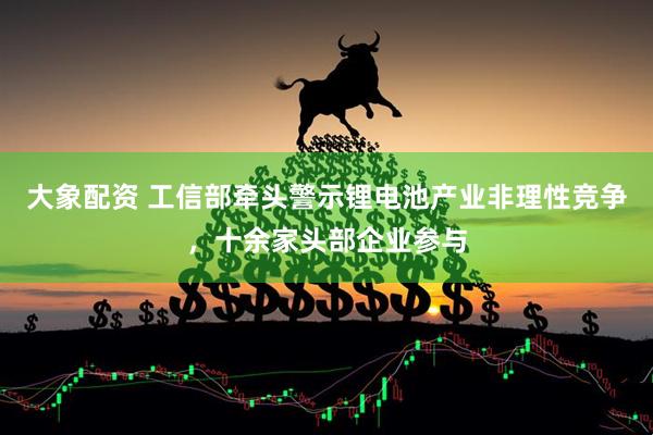 大象配资 工信部牵头警示锂电池产业非理性竞争，十余家头部企业参与